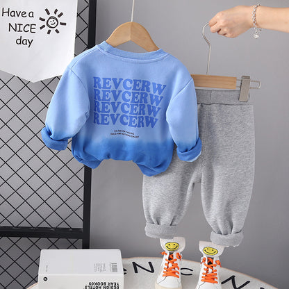 Children's Men's Winter Sweatshirt Set