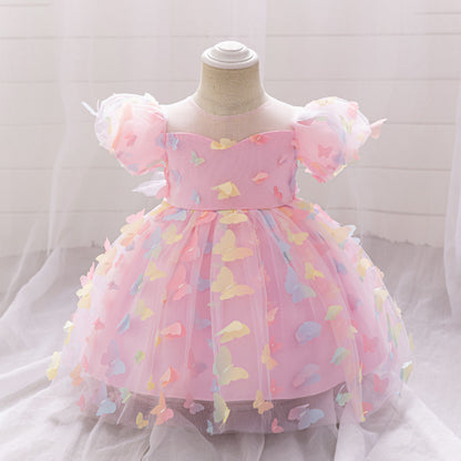 Tulle Dress Colorful butterflies