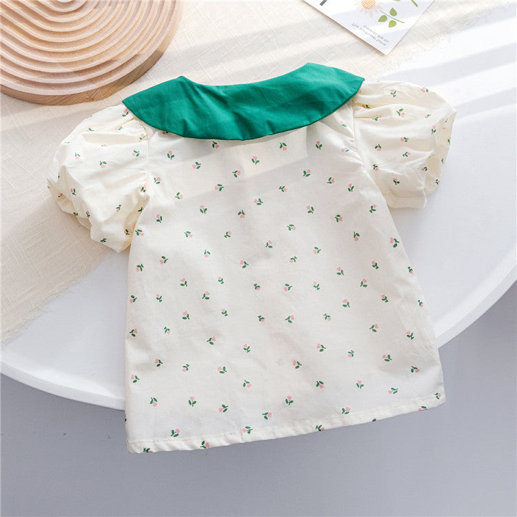 Girls' Summer Infant Set Little Flowers