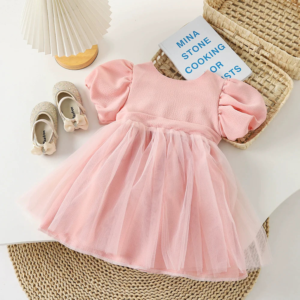 Children's Tulle Lace Dress