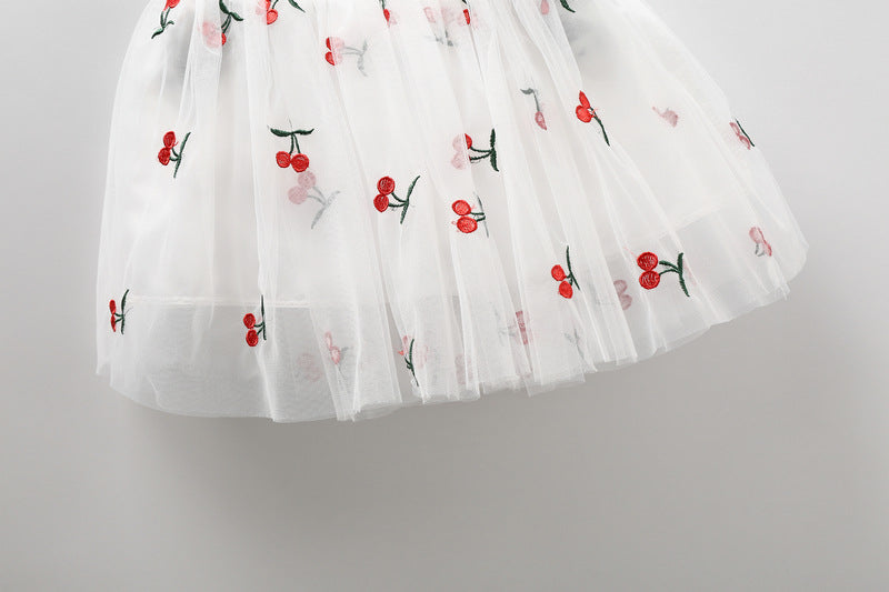 Children's Skirt Cherries Tulle