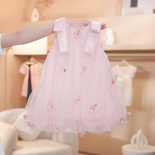 Shiny Butterfly Children's Dress