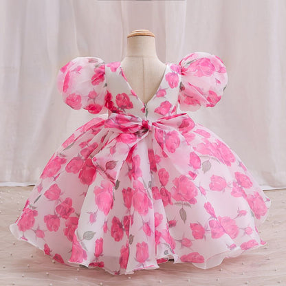 Floral children's party dress