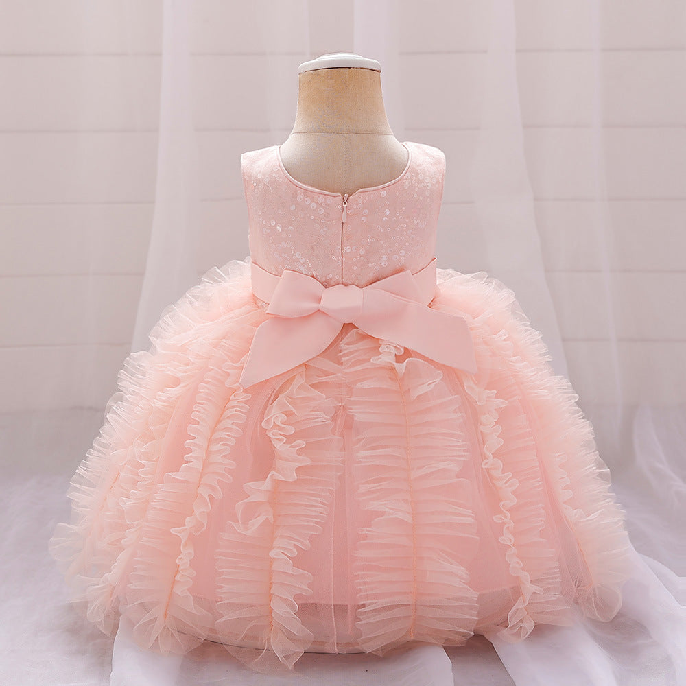 Shiny Tulle Children's Dress