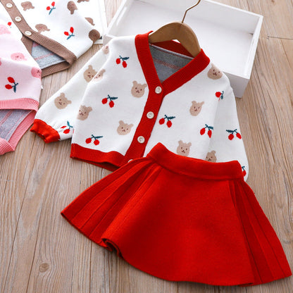 Girls' Bunny and Cherry Children's Set