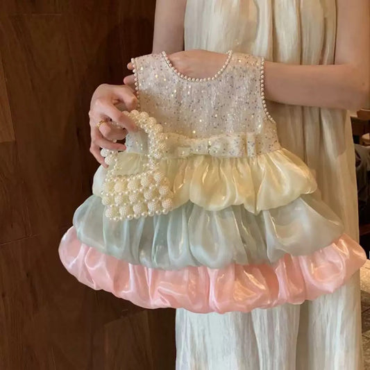 Shiny Bow Children's Dress