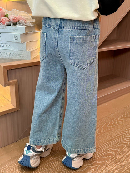 Girls' Jeans Pants Love