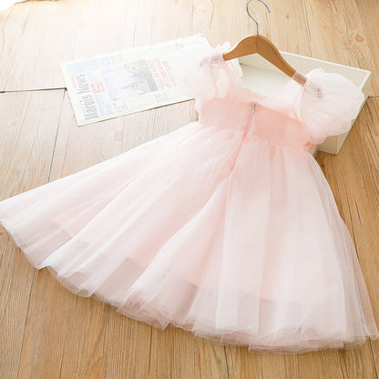 Children'sButterfly Wing Tulle Children's Dress