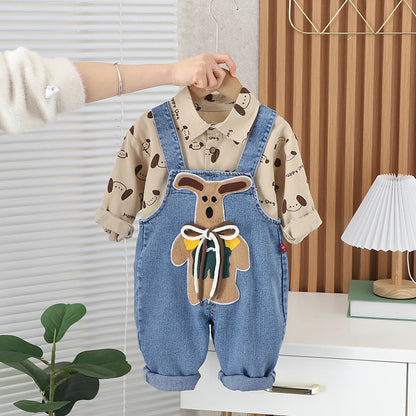 Men's Children's Set Puppy Cord