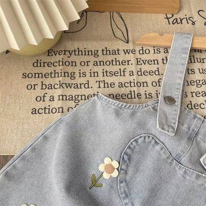 Girls' Infant Set Jeans Flowers