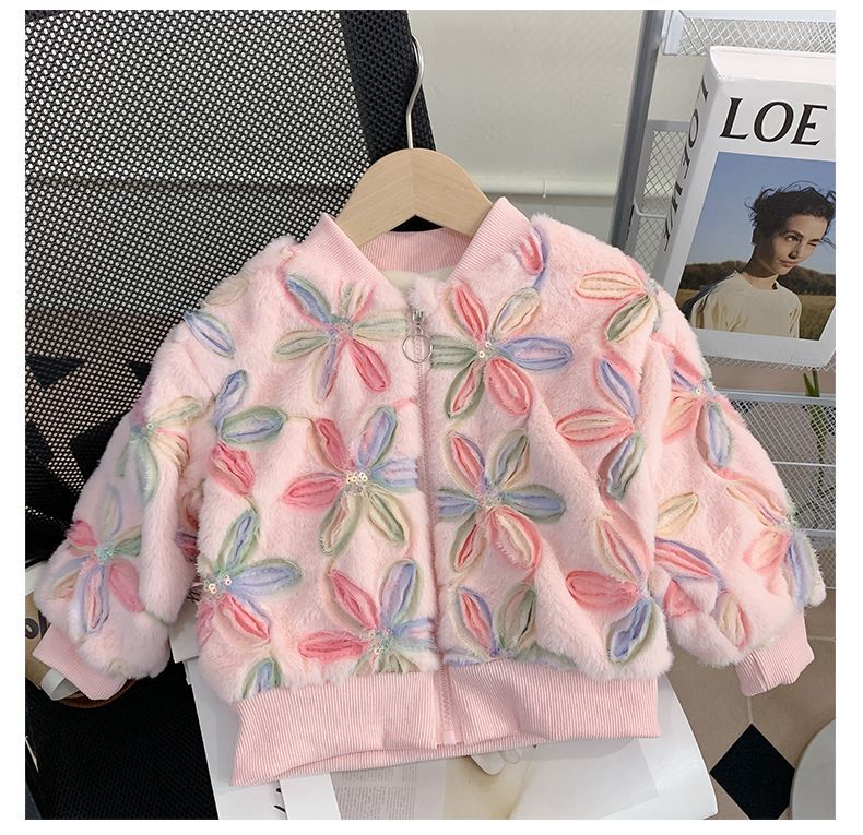 Women's Children's Jacket Flowers