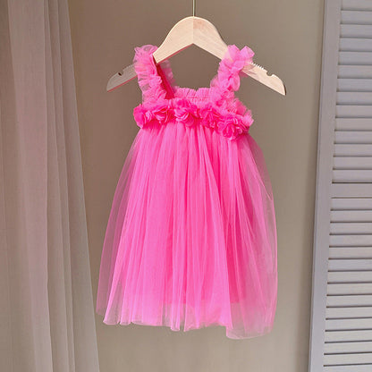 Tule Flowers Children's Dress