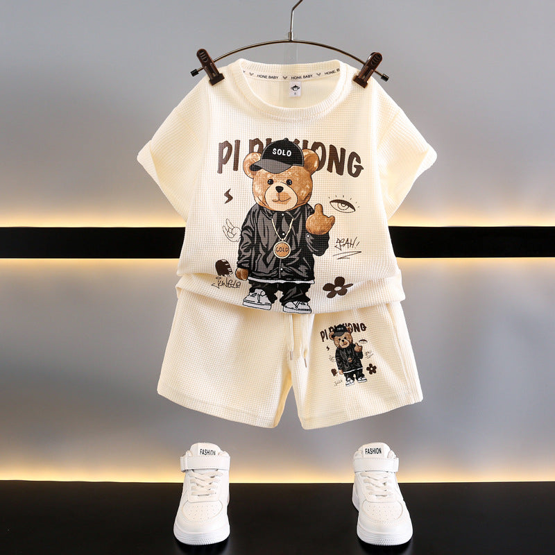 Men's Summer Teddy Bear Children's Set