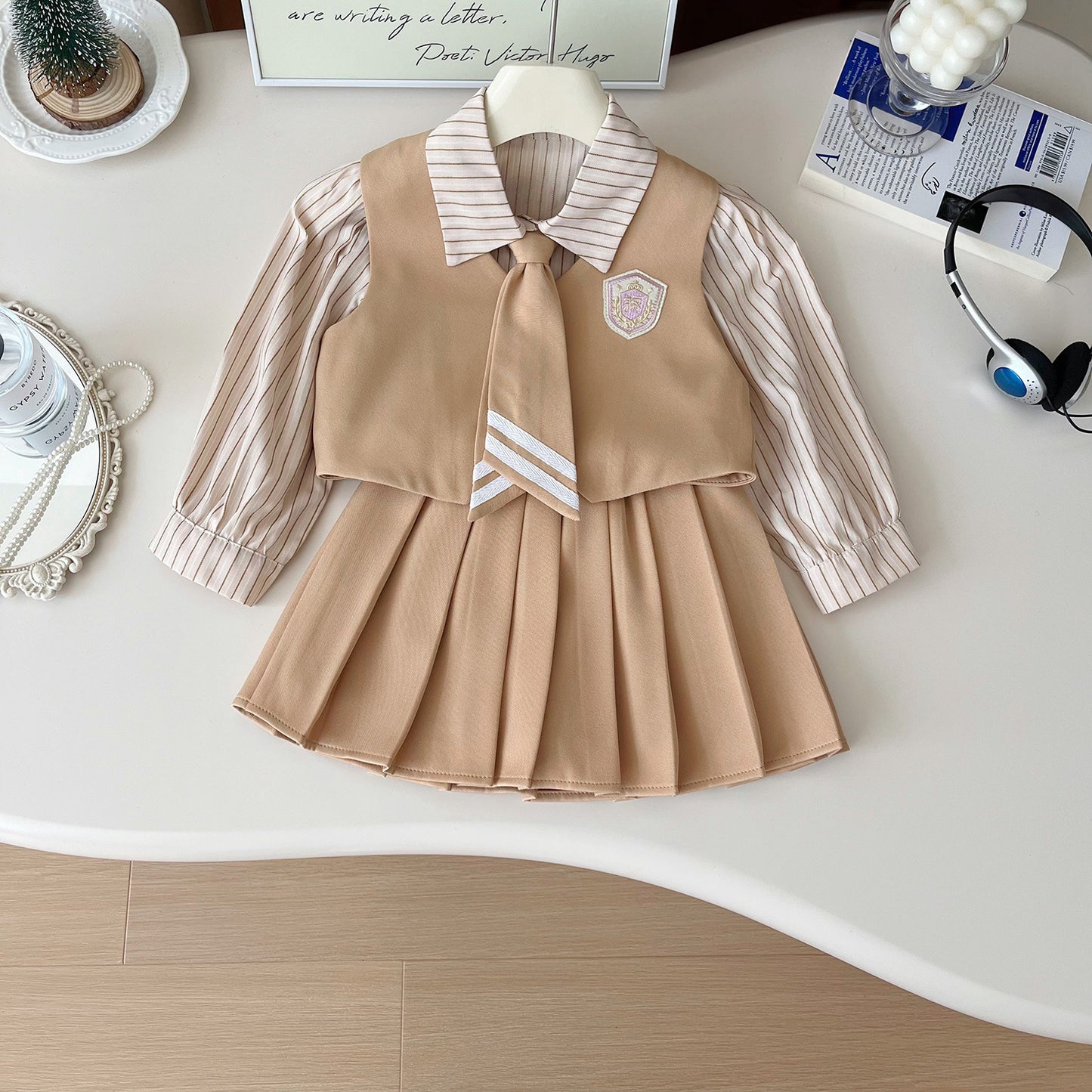 Children's Set for Women's Striped Suit