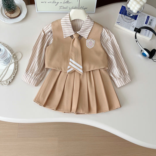 Children's Set for Women's Striped Suit