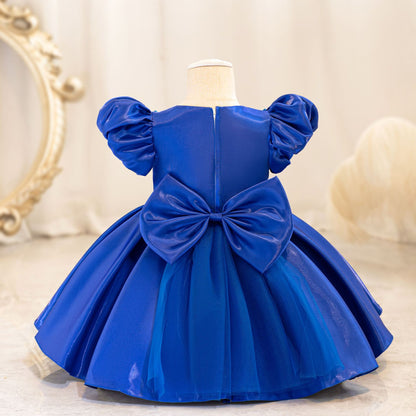 Pearls and Bow Party Dress