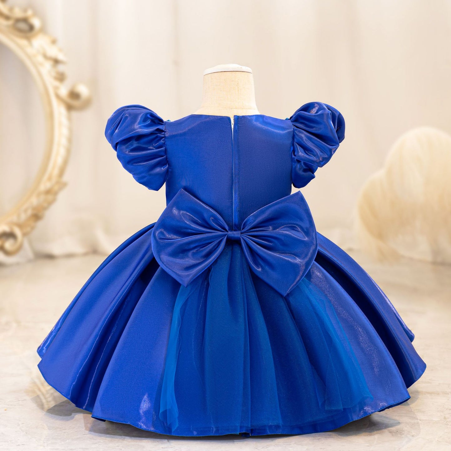 Pearls and Bow Party Dress