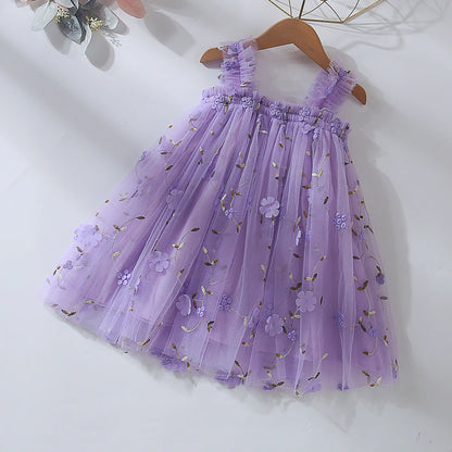 Children's Tulle Flower Dress