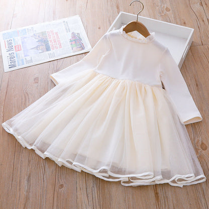 Children's Tulle Dress + Button Cardigan