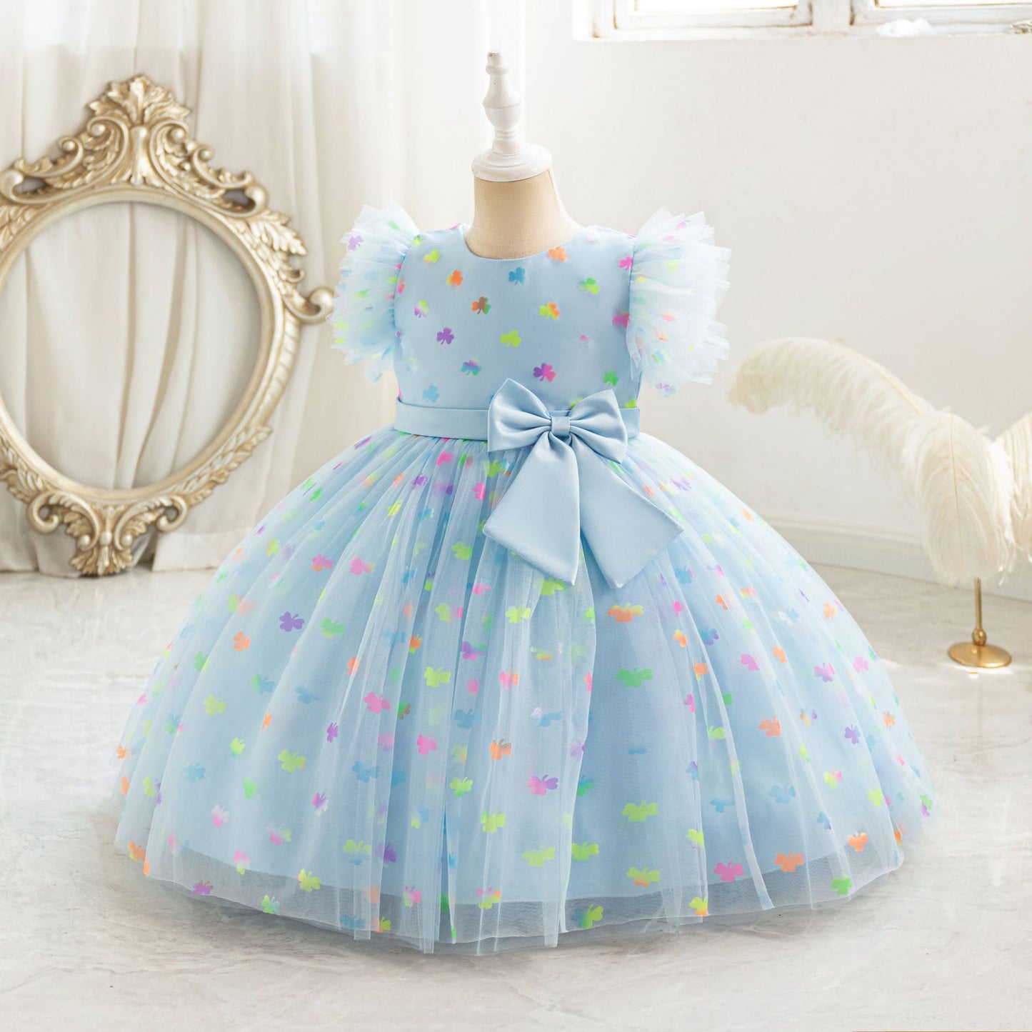 Children's Party Dress Bow