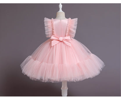 Vestido Infantil De Festa Tule Bufante