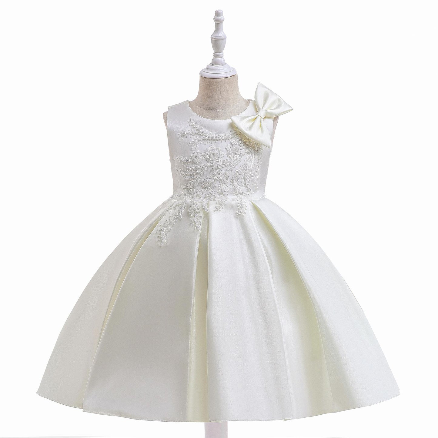 Floral and Bow Children's Party Dress