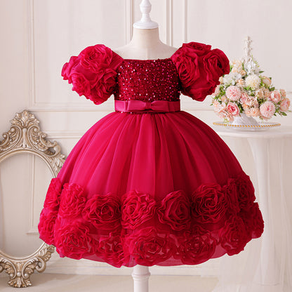 Bright Floral Children's Dress