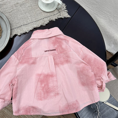 Pink Pocket Children's Shirt