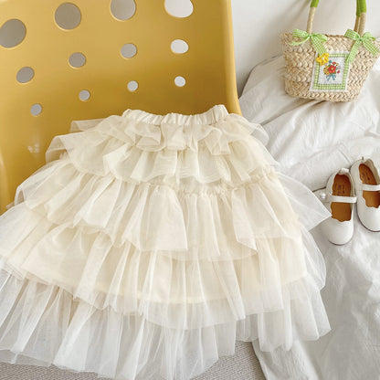 Layered Tulle Children's Skirt