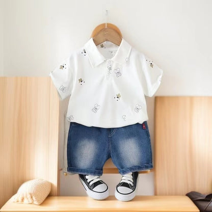 Teddy Bear and Jeans Children's Set