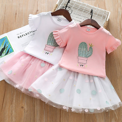 Girl's Infant Set Cactus Tulle