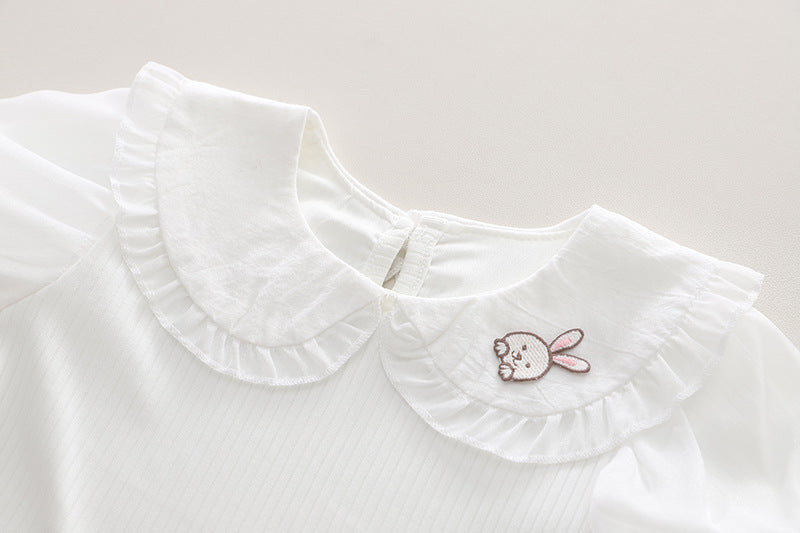 Children's Girl's Lace Bunny Set