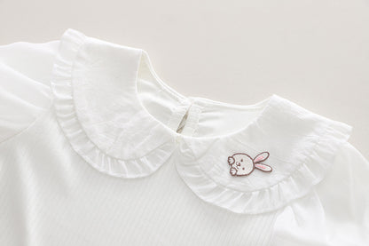 Children's Girl's Lace Bunny Set