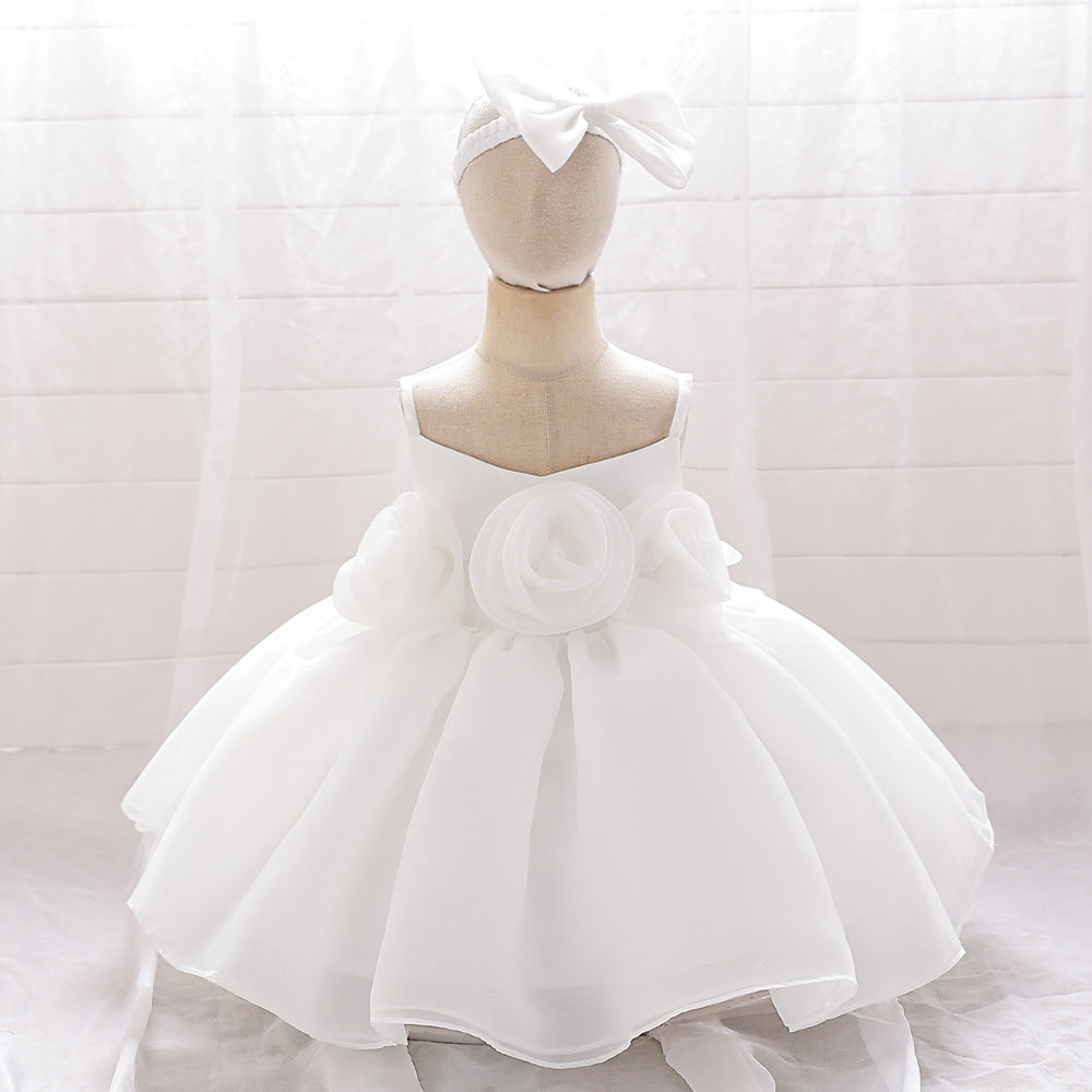 Children's Tulle Flower Dress