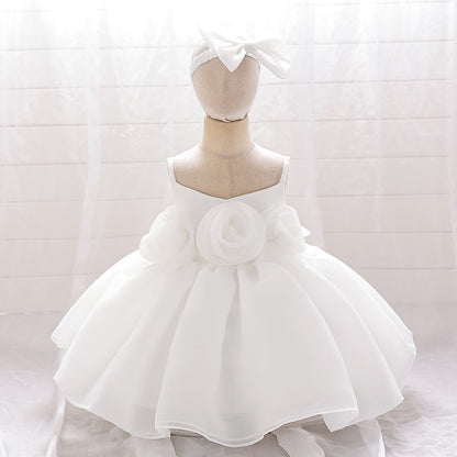 Children's Tulle Flower Dress