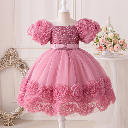 Bright Floral Children's Dress