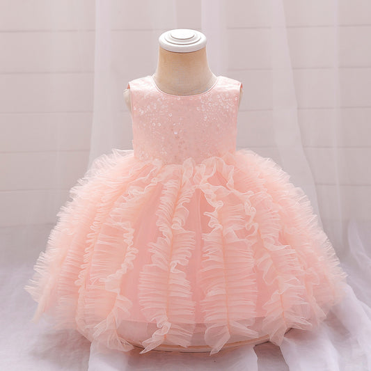 Shiny Tulle Children's Dress