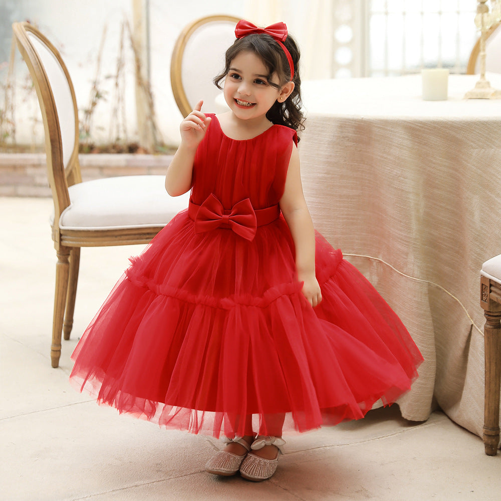 Children's Party Dress Bow