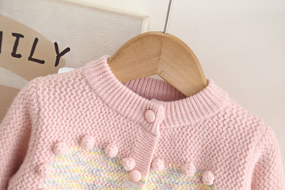 Children's Winter Heart Blouse