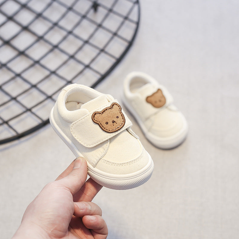 Bear Checkered Children's Sneakers