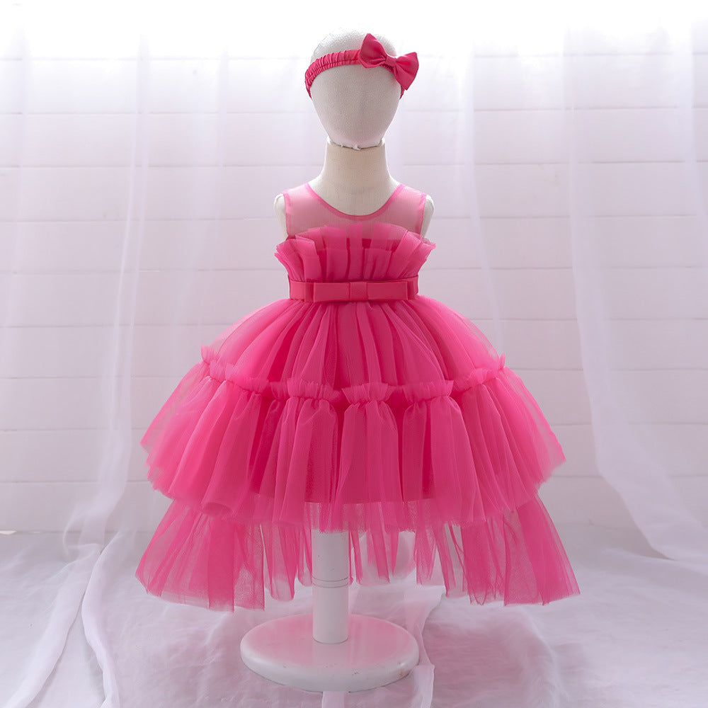 Lace Tulle Children's Party Dress