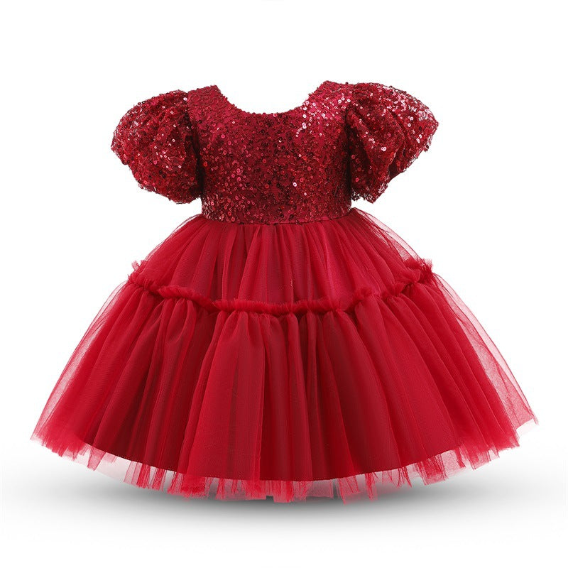 Bright Red Children's Dress