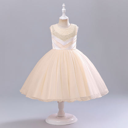 Tulle and Pearls Party Dress