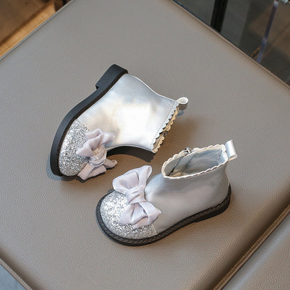 Girls' Infant Boot Sparkles Bow