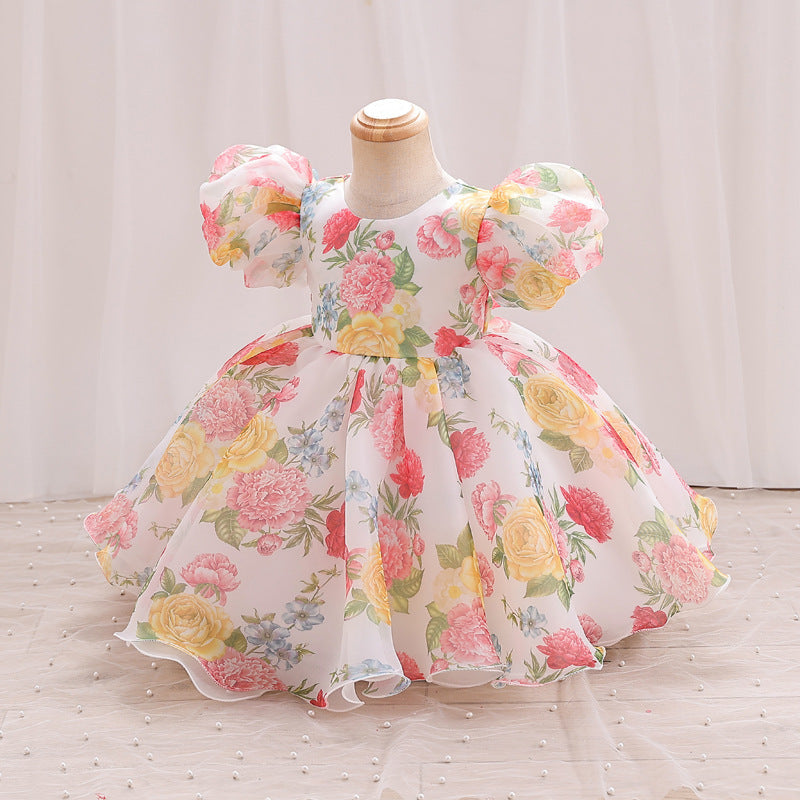 Floral children's party dress