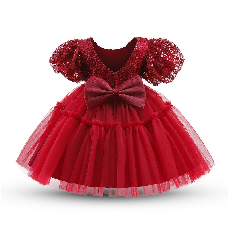 Bright Red Children's Dress