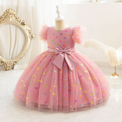 Children's Party Dress Bow