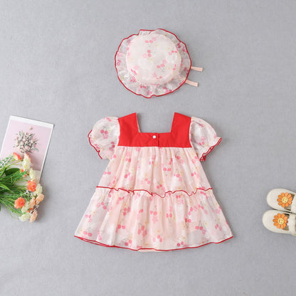 Summer Infant Dress Cherry Girls