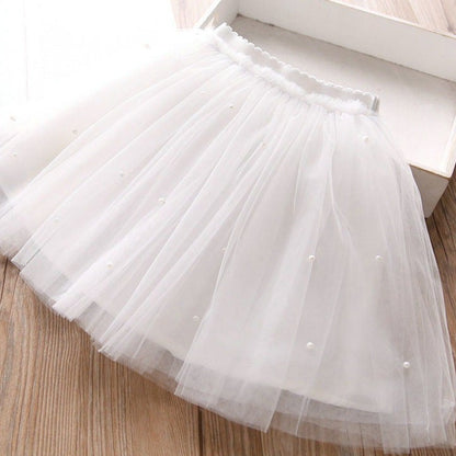 Pearl Tulle Children's Skirt