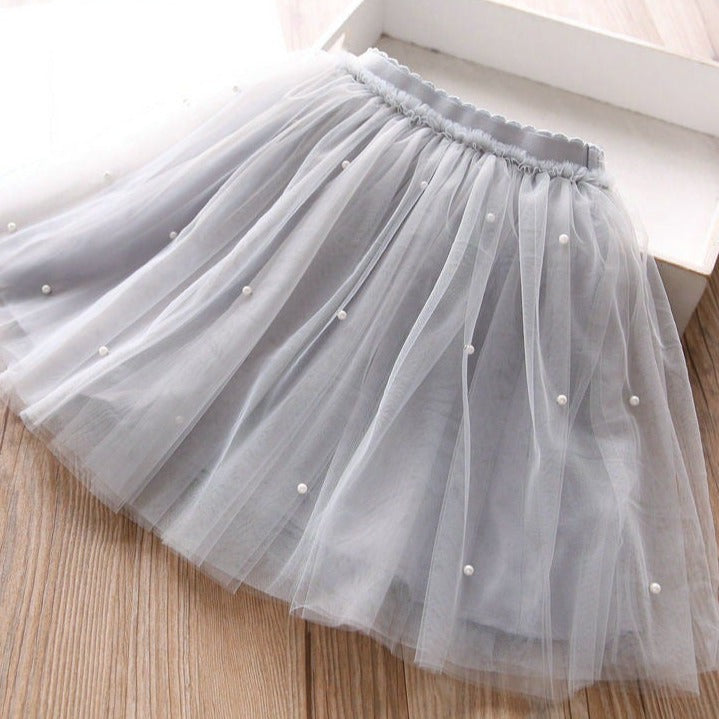 Pearl Tulle Children's Skirt